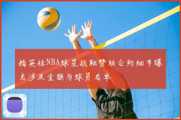 精英袜NBA球星战靴赞助合约细节曝光涉及金额与球员名单