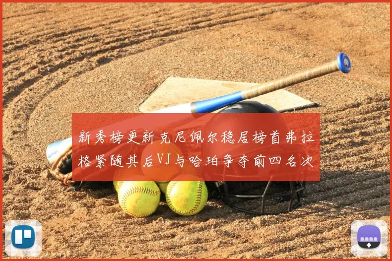 新秀榜更新克尼佩尔稳居榜首弗拉格紧随其后VJ与哈珀争夺前四名次